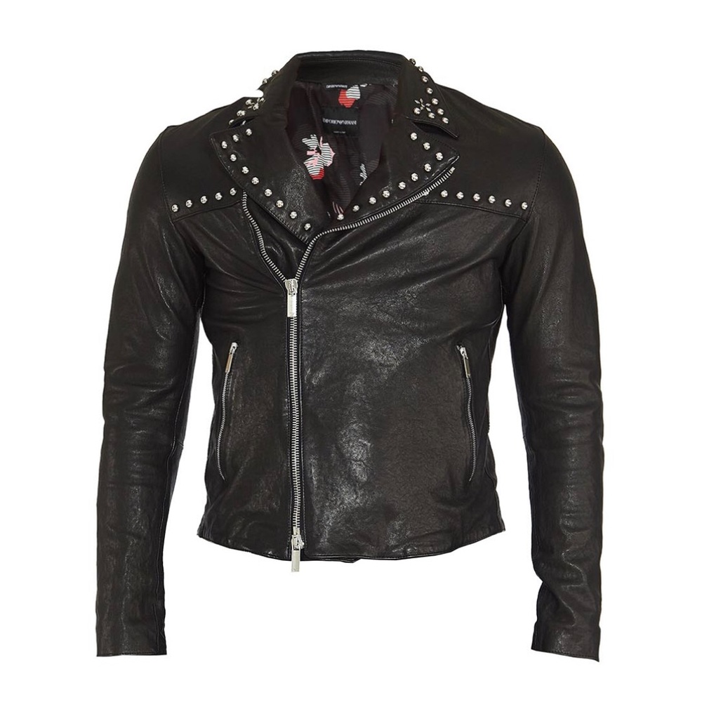 🖤 Emporio Armani Leather Jacket 🖤